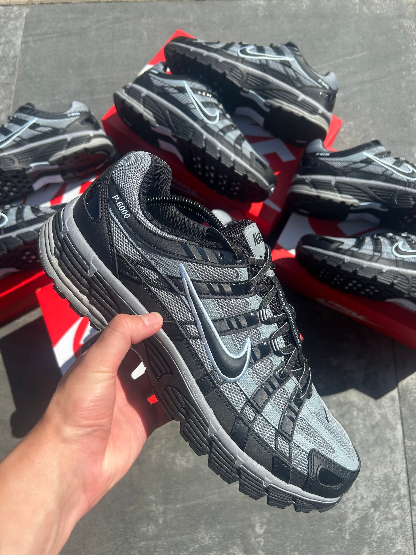 Nike P-6000 Cool Grey/Black