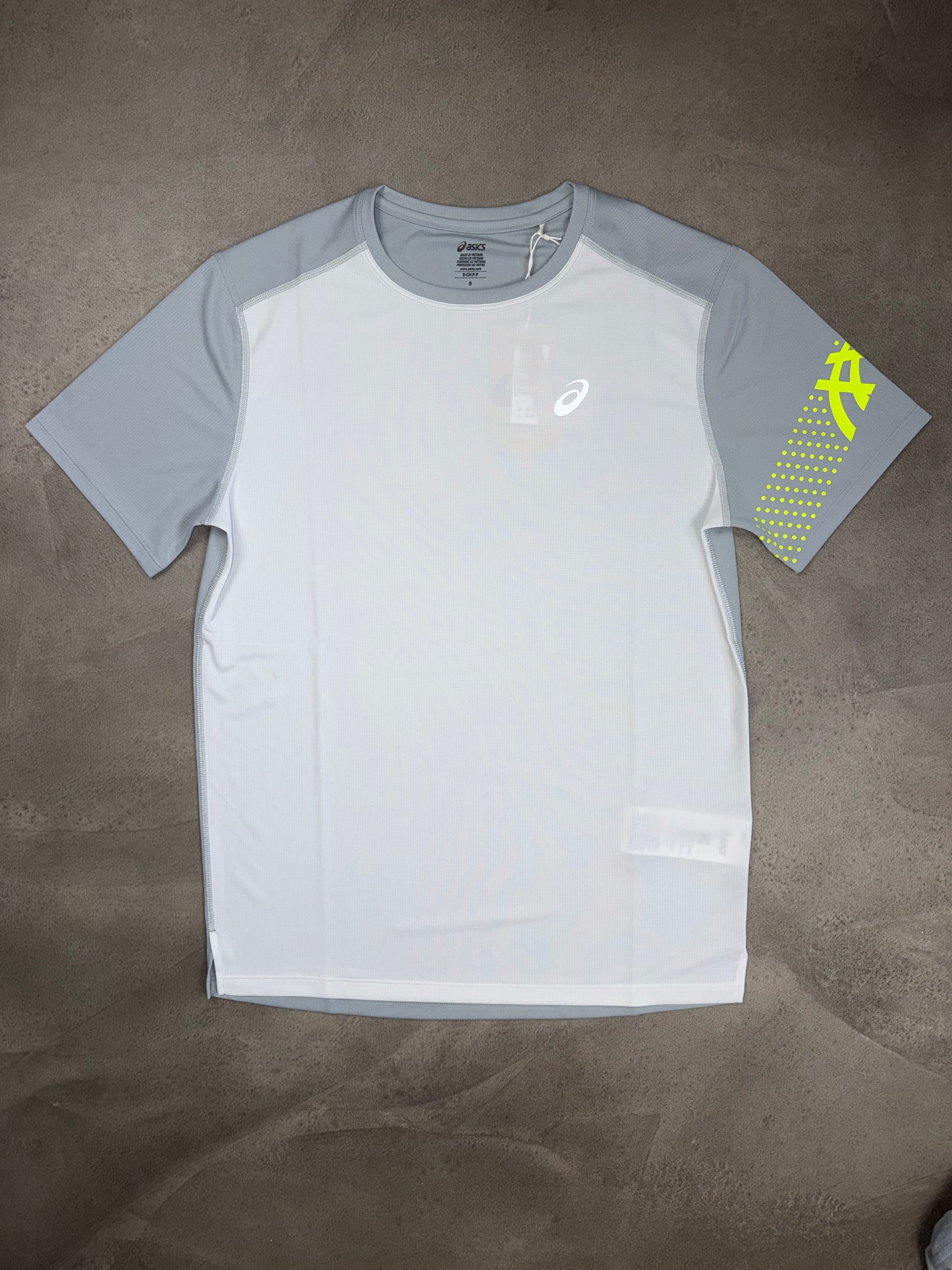 Asics Icon White/Volt T-Shirt