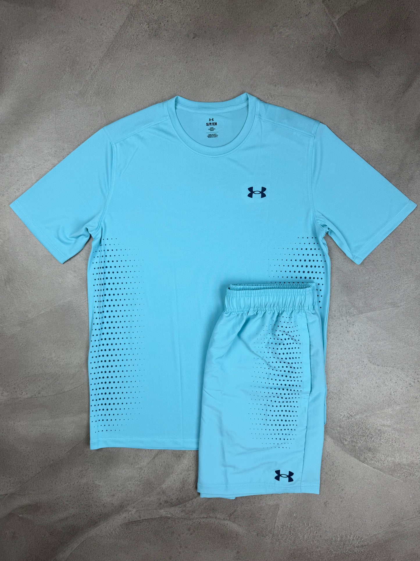 Under Armour Baby Blue Shorts & T-Shirt Set
