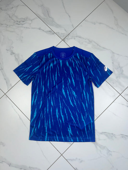 Asics Blue All Over Print T-shirt