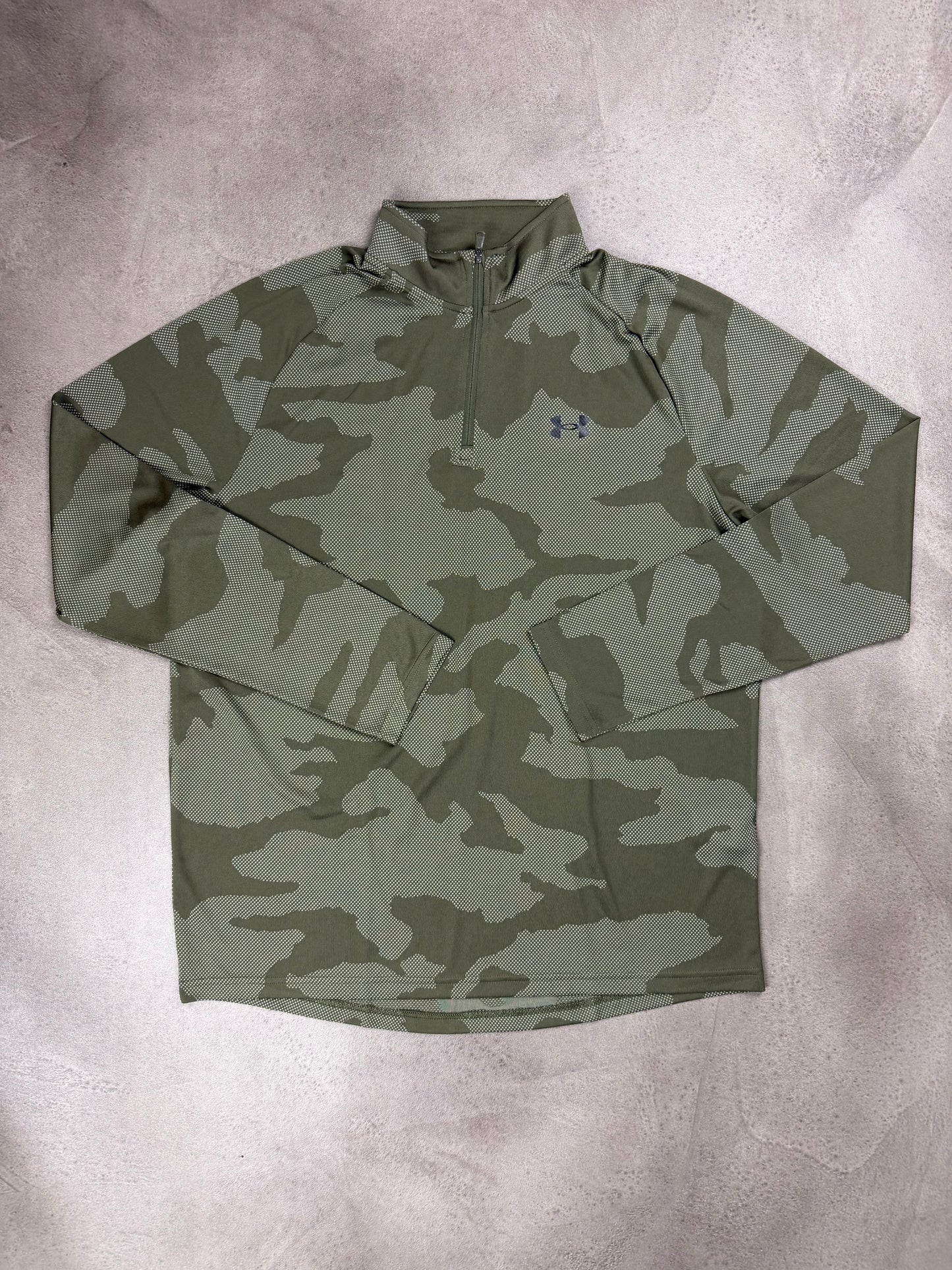 Under Armour Camo Khaki 1/2 Zip