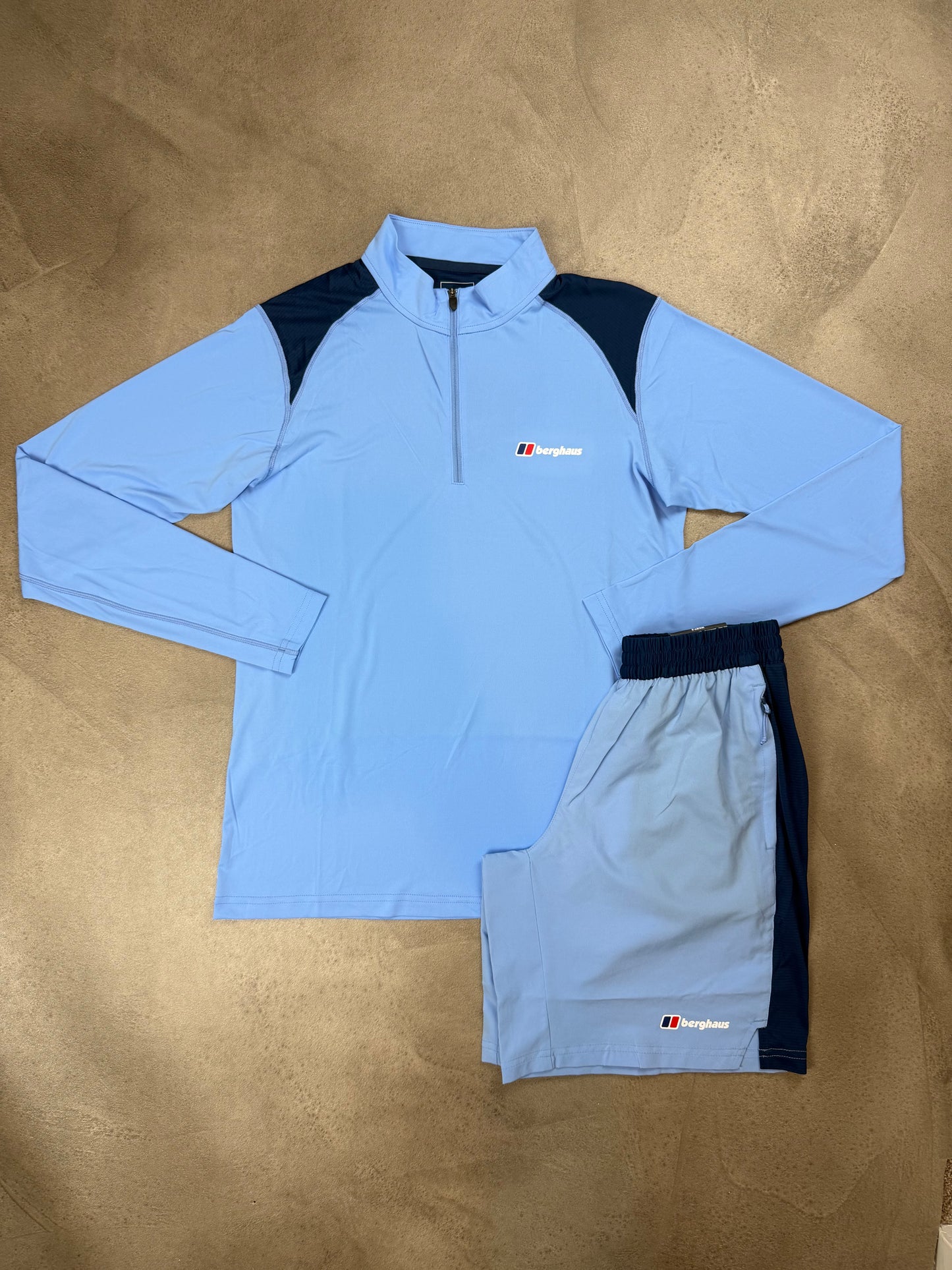 Berghaus Cobalt Shorts & 1/2 Zip Set
