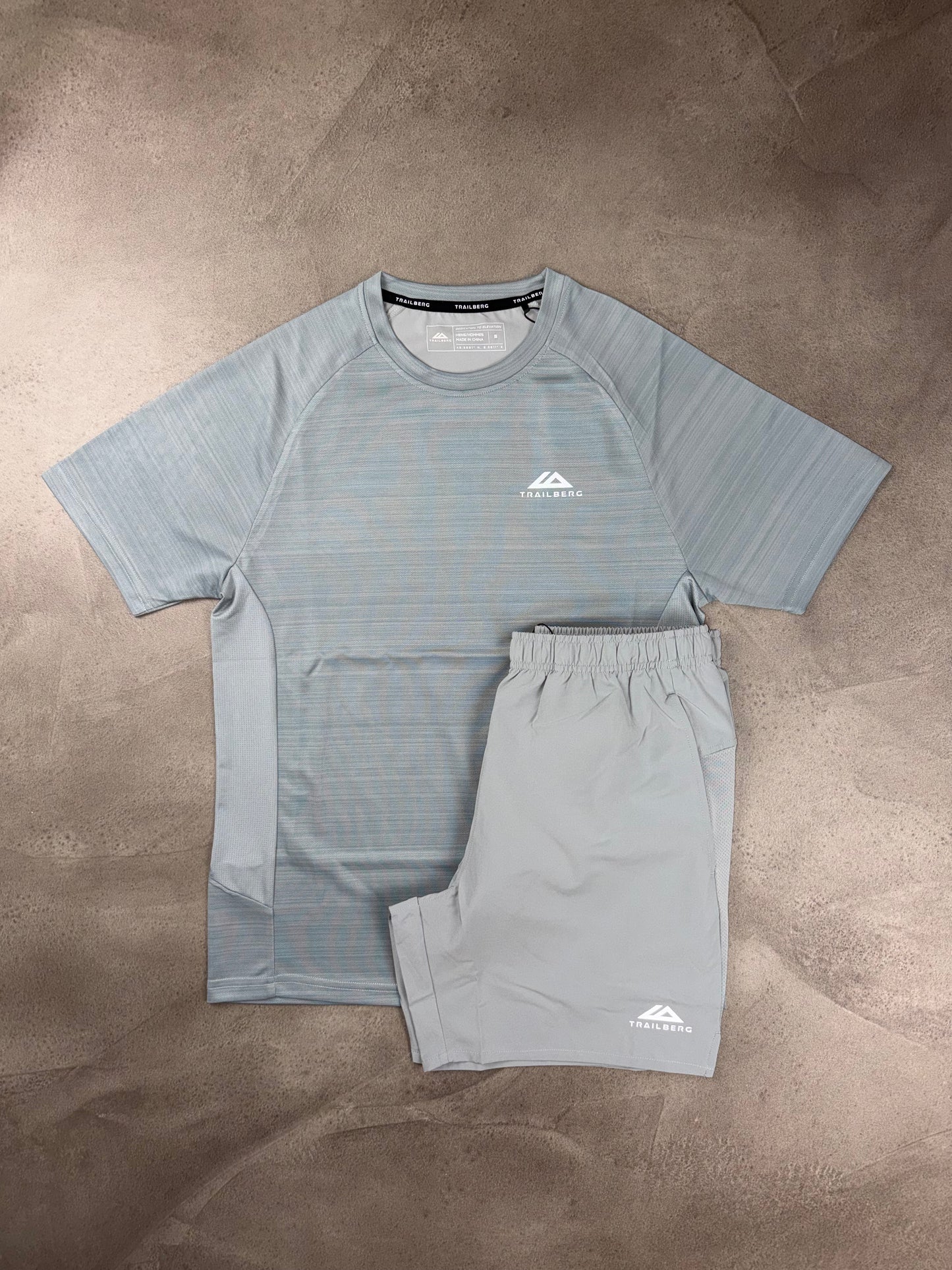 Trailberg Grey Cloud Shorts & T-Shirt Set
