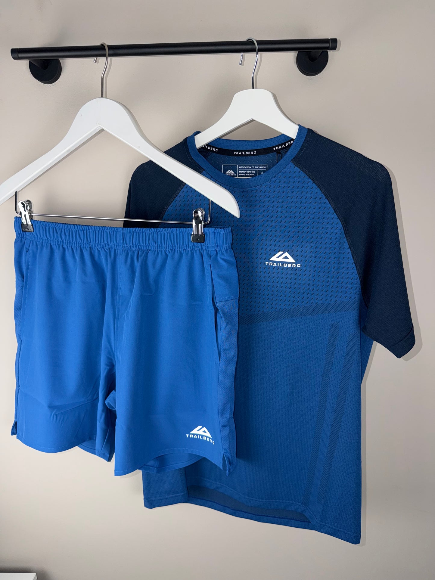 Trailberg Storm Blue Seamless Shorts & T-shirt Seamless set