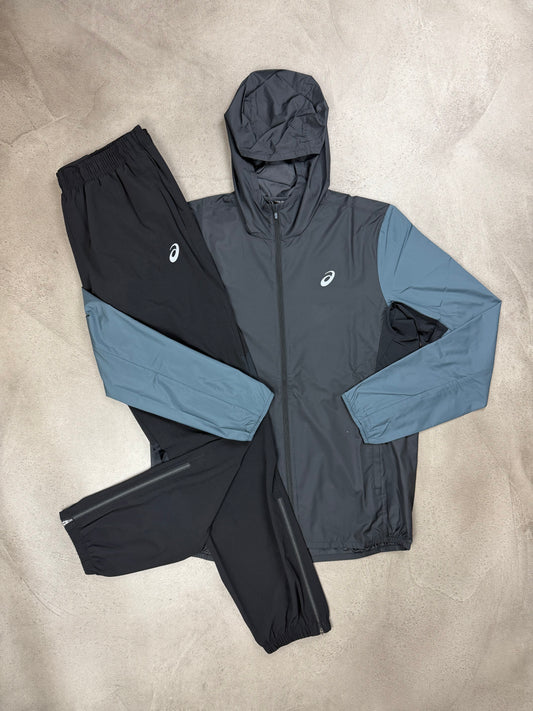 Asics Core Black/Grey Tracksuit