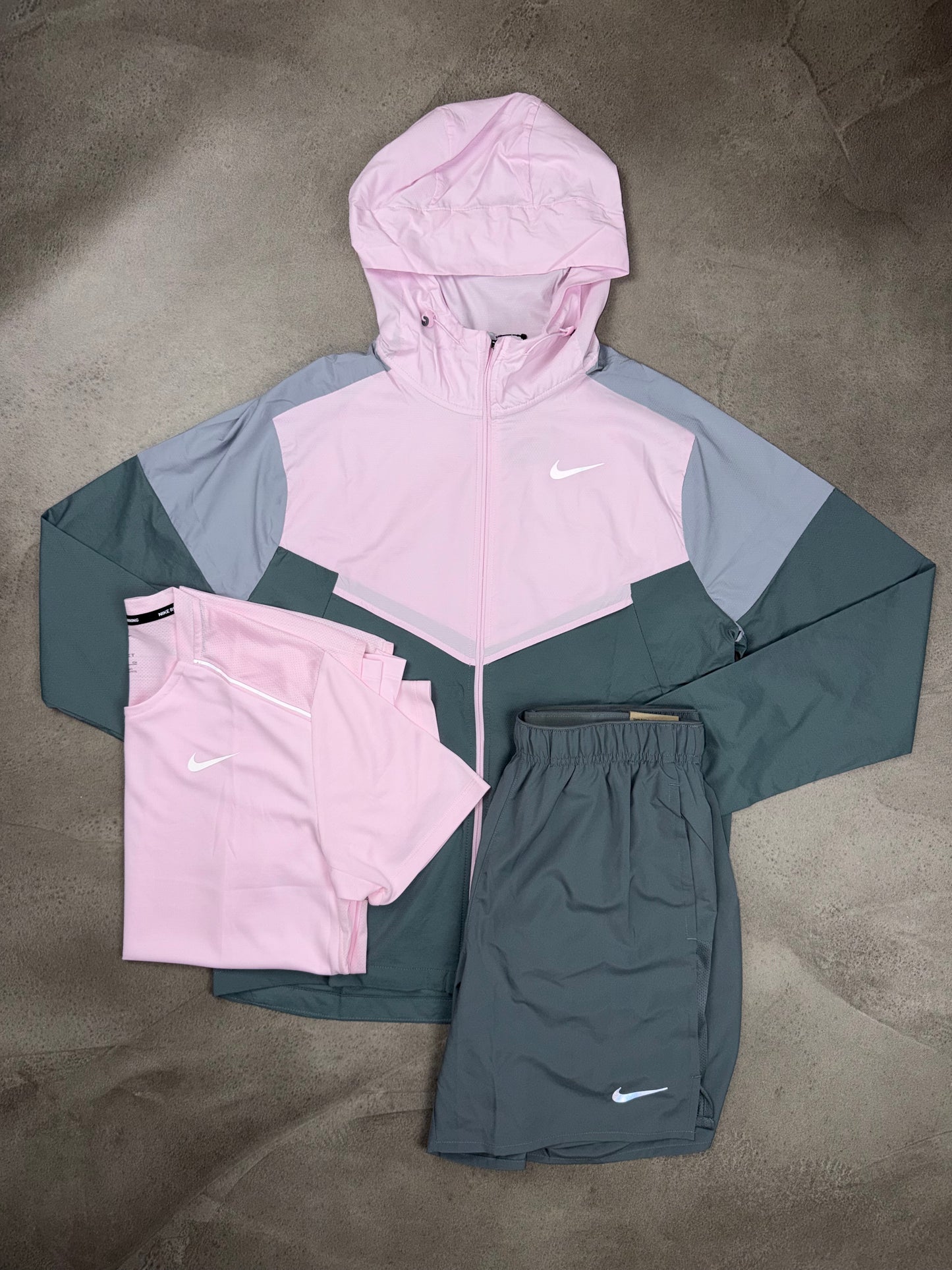 Nike Pink Foam 3 Piece set