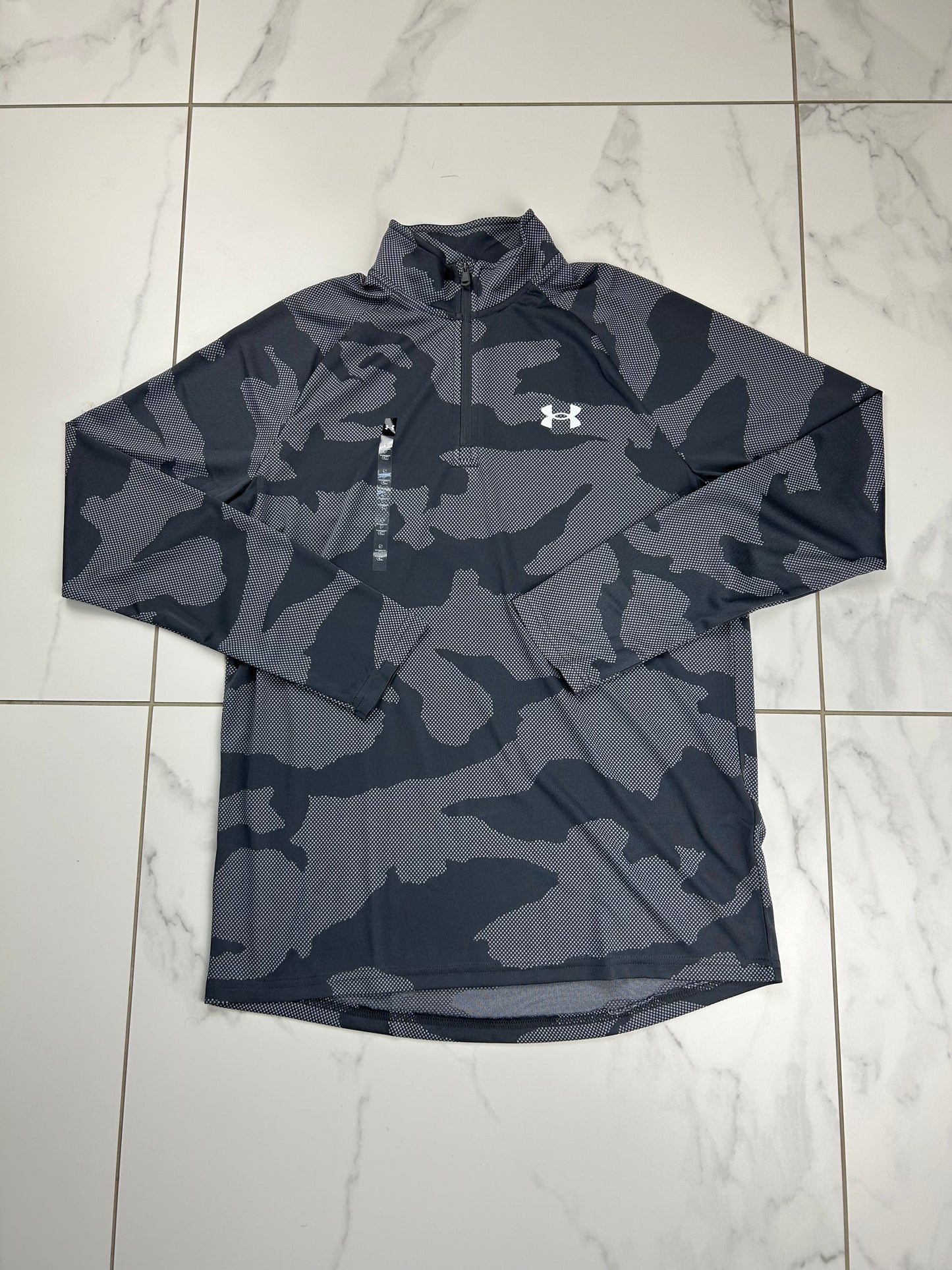 Under Armour Grey Camo 1/4 Zip