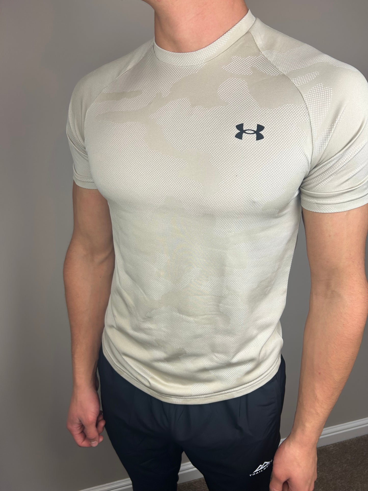 Under Armour Jaquard Beige Camo T-shirt