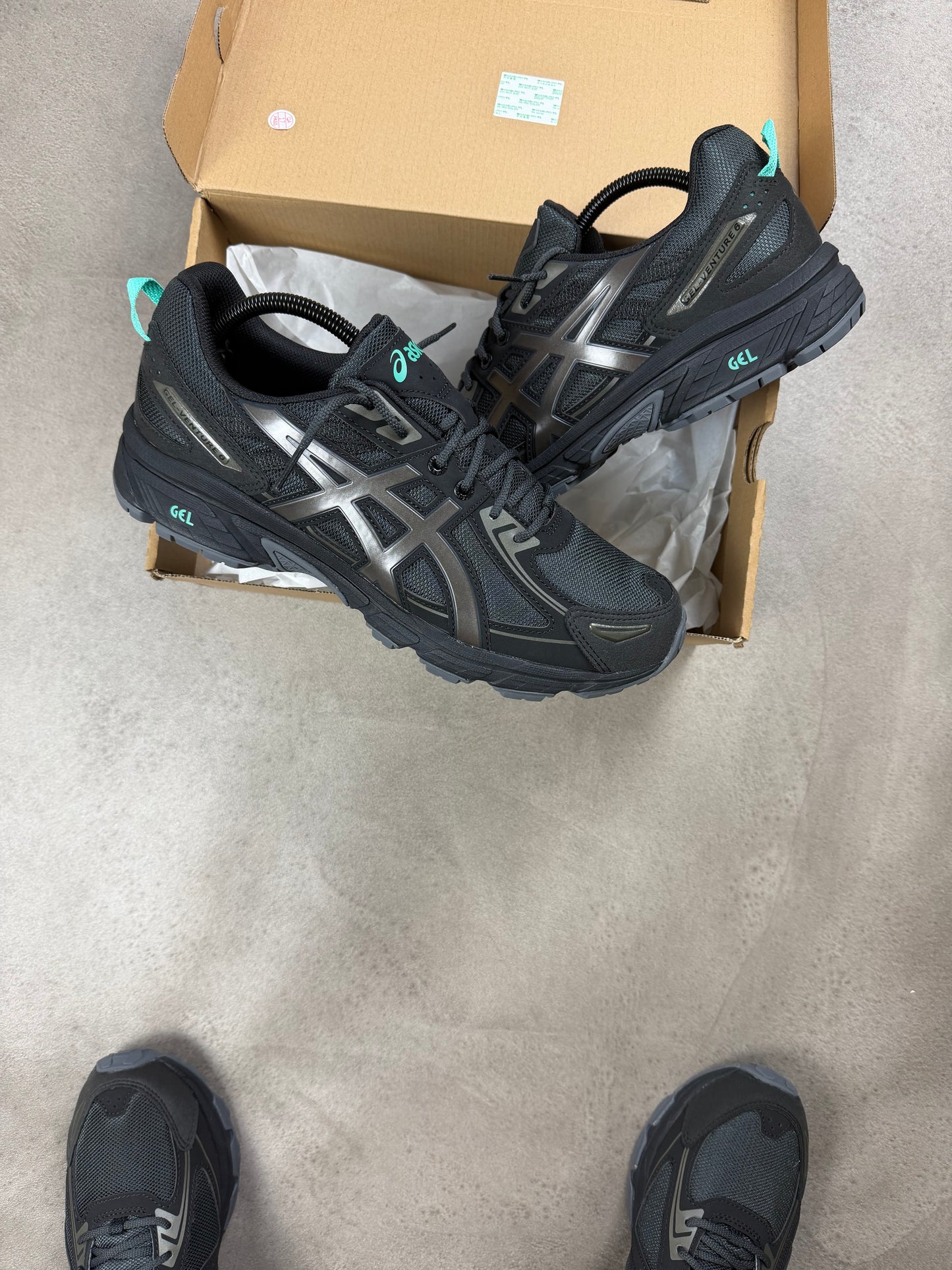 Asics Gel Venture 6 Black Tiffany
