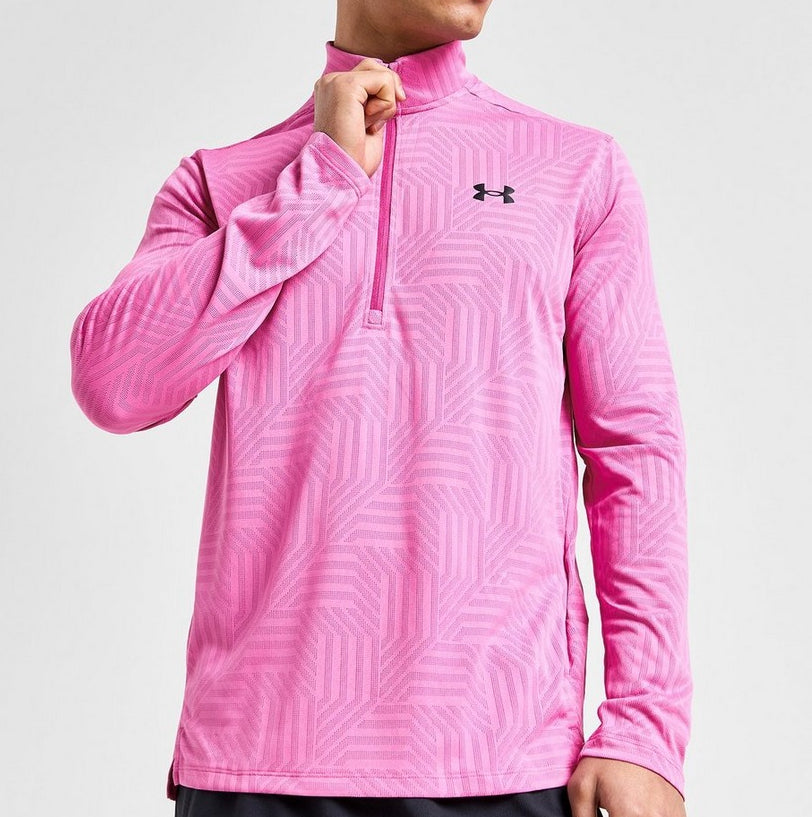 Under Armour Pink Geotessa 1/2 Zip