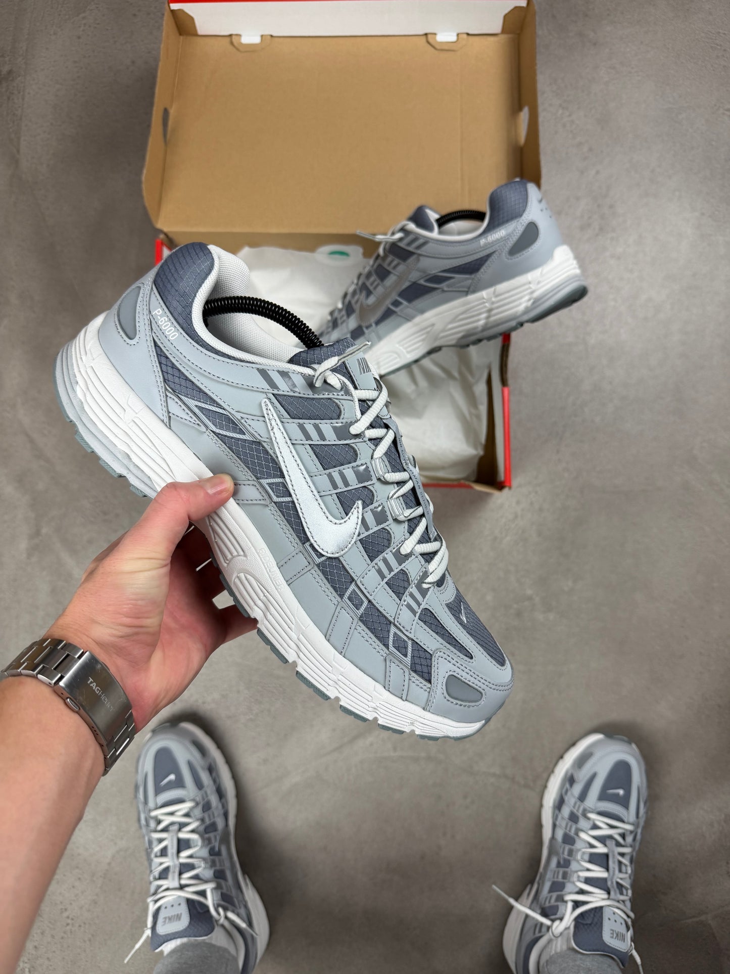 Nike P6000 Metallic Grey