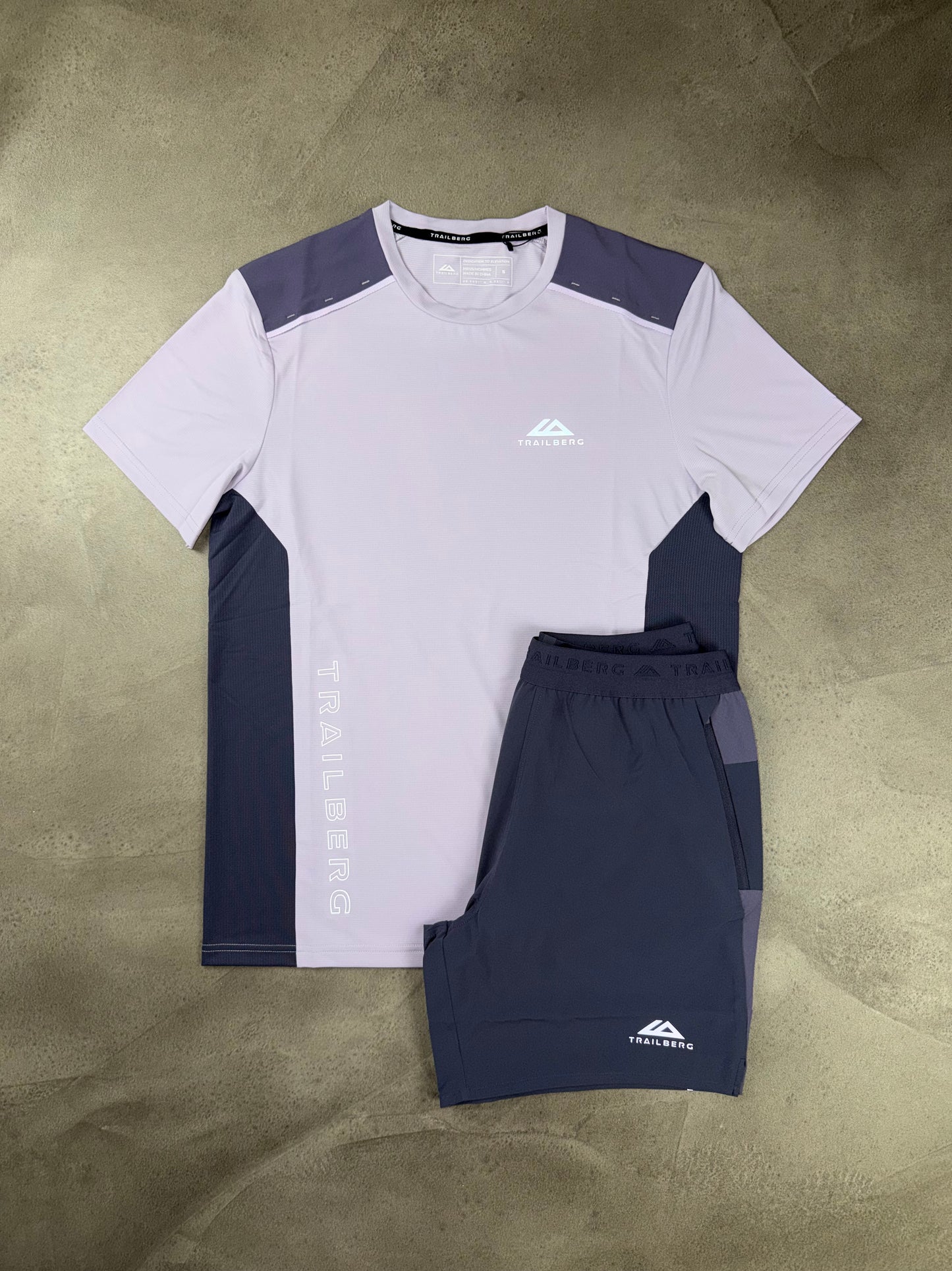Trailberg Lavender Drift Shorts & T-Shirt Set