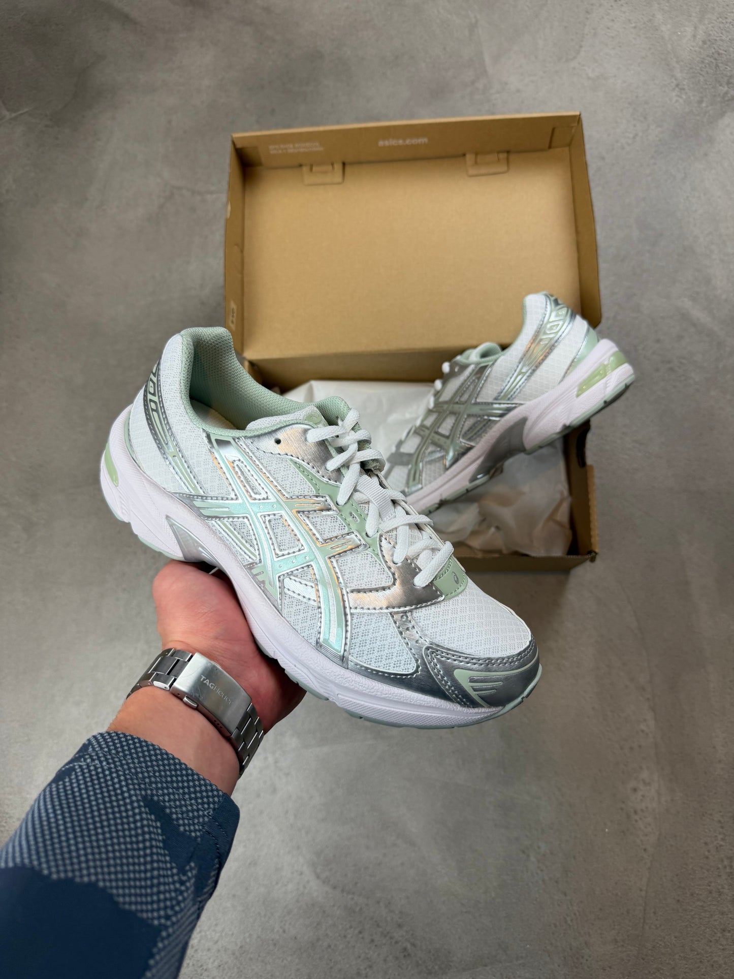 Womens Asics Gel 1130 Mint/White