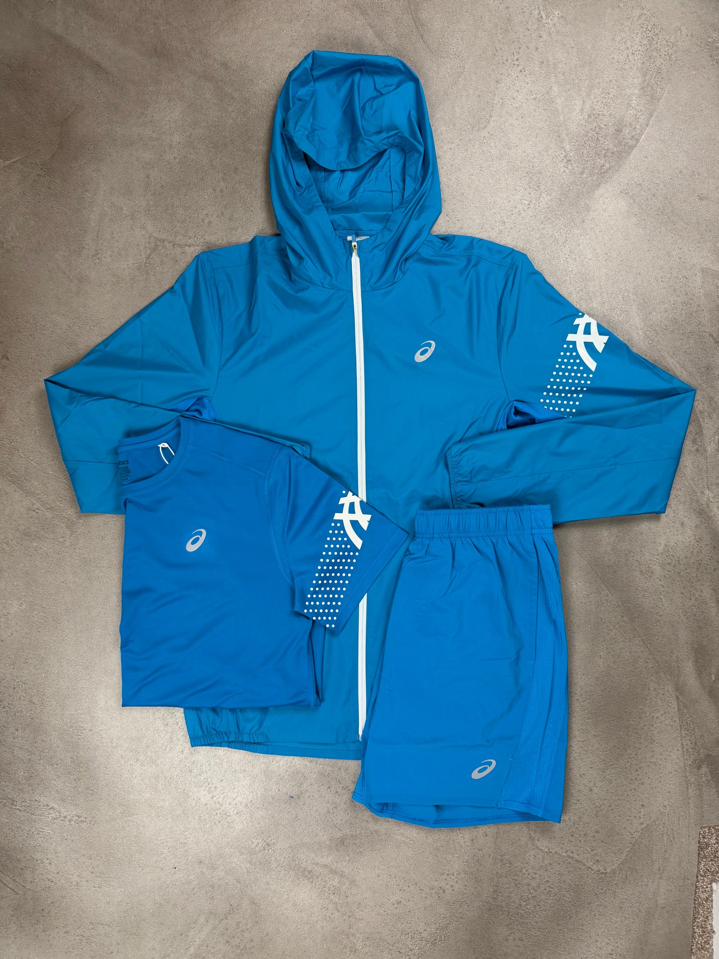 Asics Sky Blue 3 Piece Set