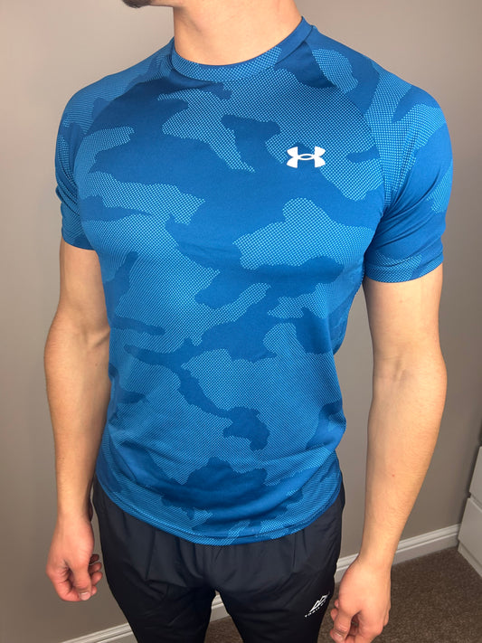 Under Armour Jacquard Varsity Blue Camo T-shirt